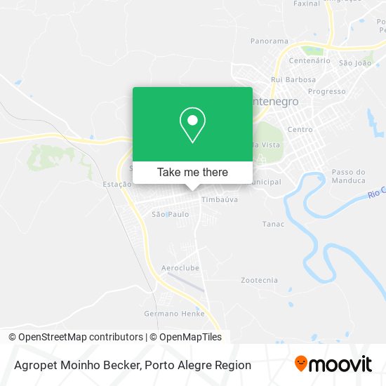 Mapa Agropet Moinho Becker