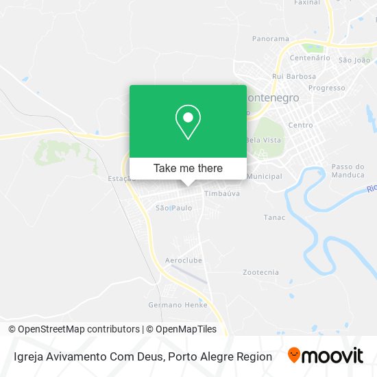 Igreja Avivamento Com Deus map
