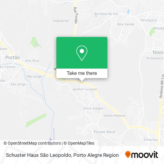 Schuster Haus São Leopoldo map