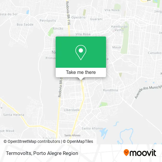 Termovolts map