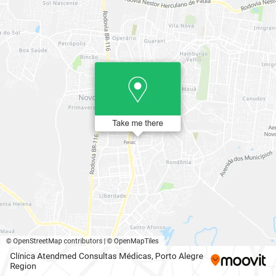 Clínica Atendmed Consultas Médicas map