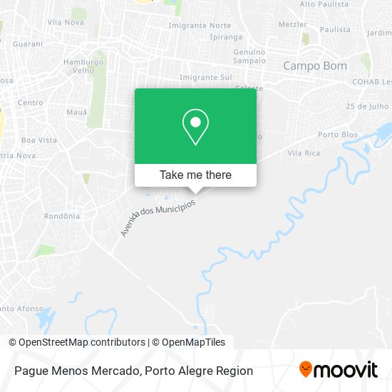 Pague Menos Mercado map