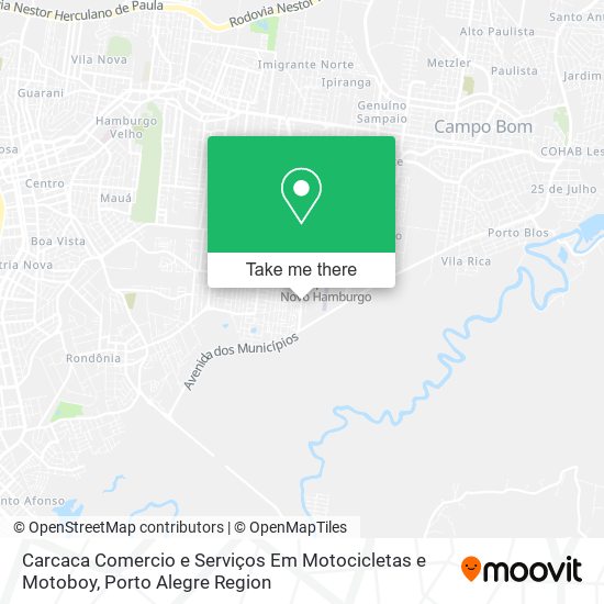 Carcaca Comercio e Serviços Em Motocicletas e Motoboy map