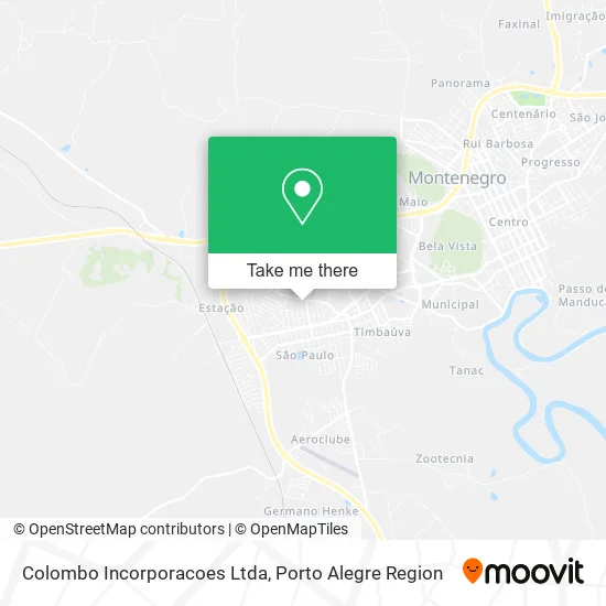 Colombo Incorporacoes Ltda map
