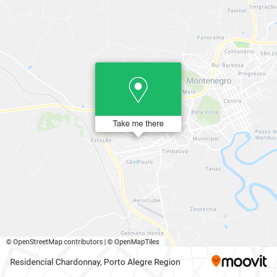 Residencial Chardonnay map