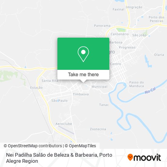 Mapa Nei Padilha Salão de Beleza & Barbearia