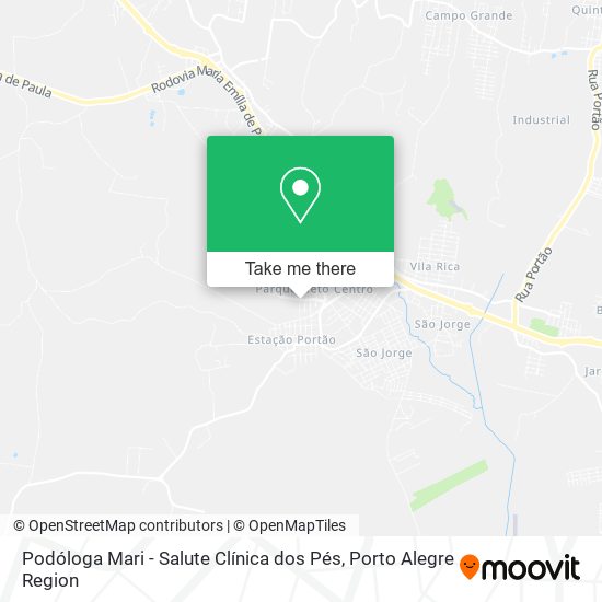 Podóloga Mari - Salute Clínica dos Pés map