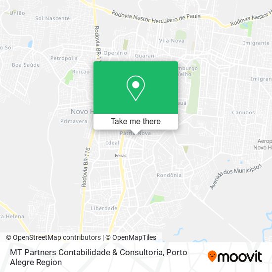 Mapa MT Partners Contabilidade & Consultoria