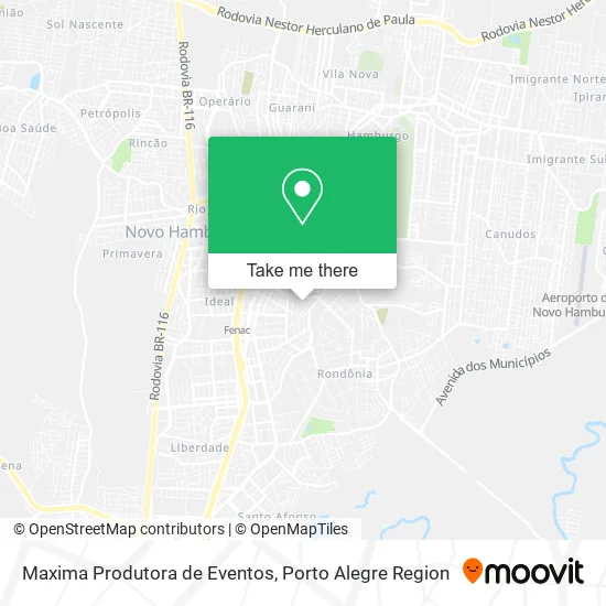 Maxima Produtora de Eventos map