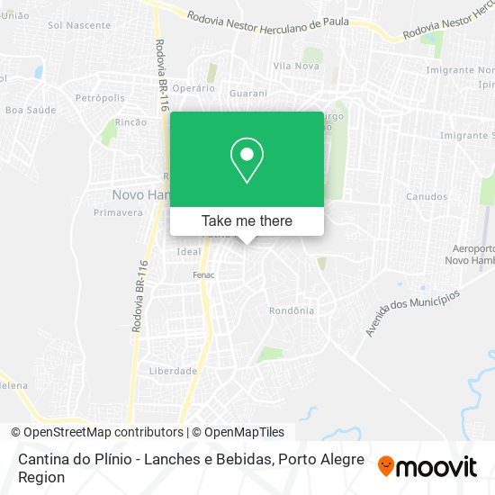 Cantina do Plínio - Lanches e Bebidas map