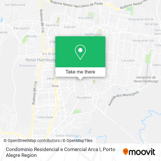 Mapa Condominio Residencial e Comercial Arca I