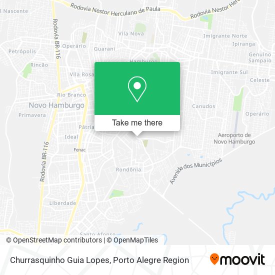 Churrasquinho Guia Lopes map