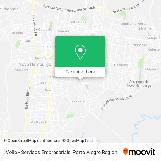 Vollo - Servicos Empresariais map