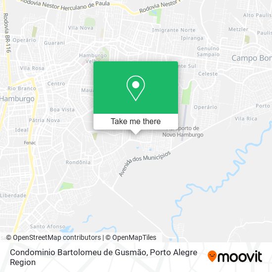 Condominio Bartolomeu de Gusmão map