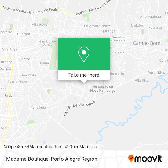 Mapa Madame Boutique