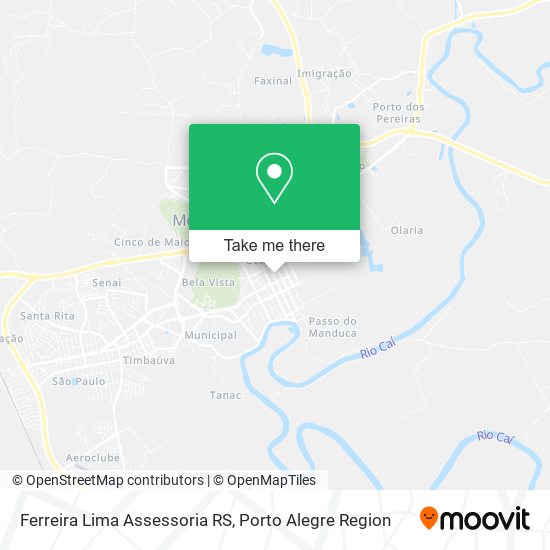 Mapa Ferreira Lima Assessoria RS