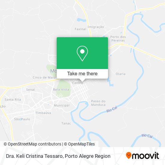 Dra. Keli Cristina Tessaro map