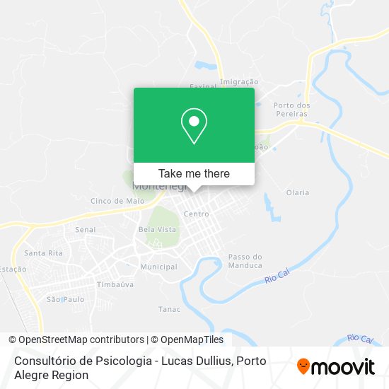 Consultório de Psicologia - Lucas Dullius map