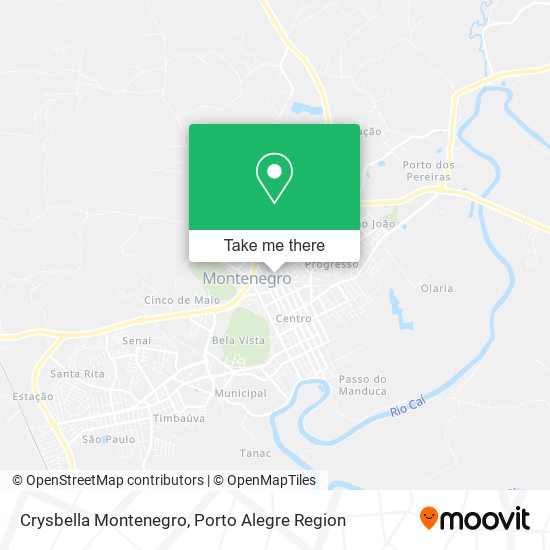 Crysbella Montenegro map