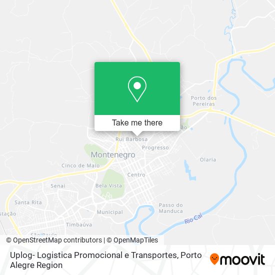 Uplog- Logistica Promocional e Transportes map