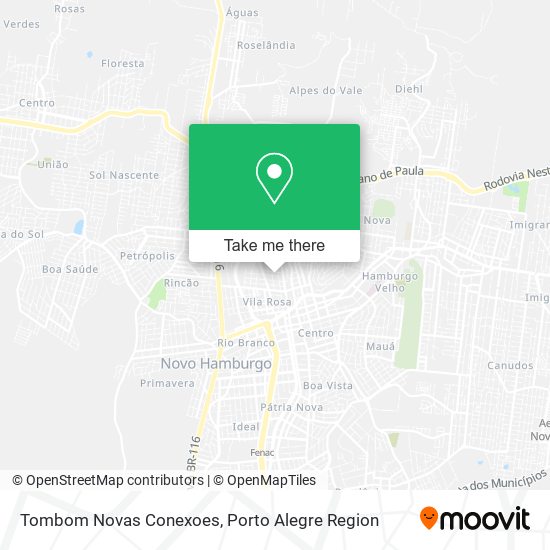 Tombom Novas Conexoes map