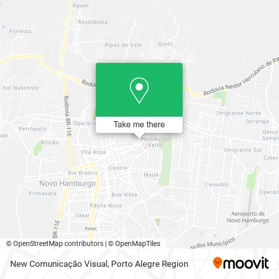 New Comunicação Visual map