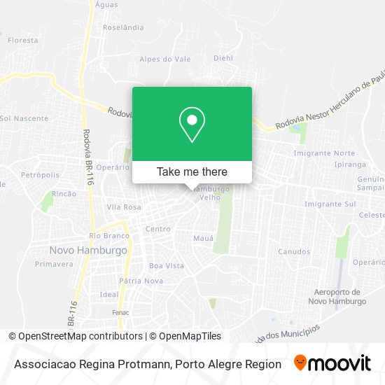 Associacao Regina Protmann map