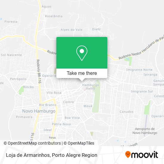 Loja de Armarinhos map