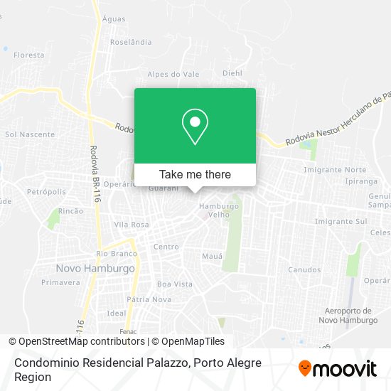 Mapa Condominio Residencial Palazzo