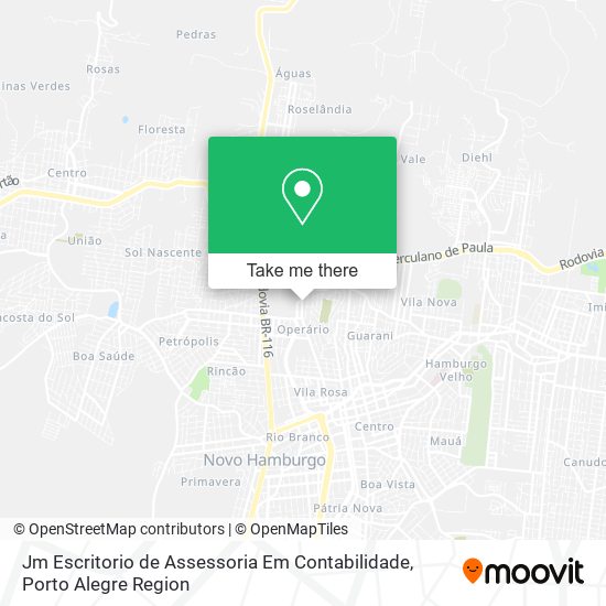 Mapa Jm Escritorio de Assessoria Em Contabilidade