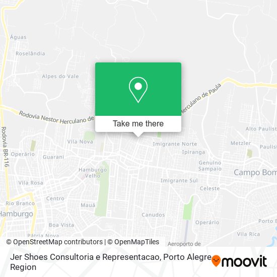 Mapa Jer Shoes Consultoria e Representacao