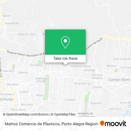 Mattos Comercio de Plasticos map