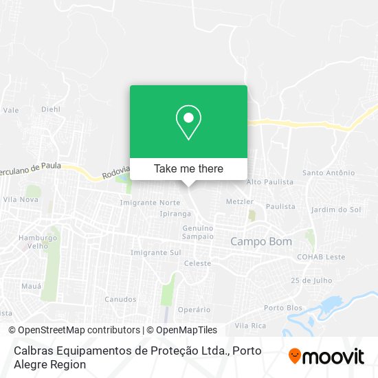 Calbras Equipamentos de Proteção Ltda. map