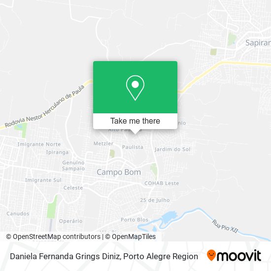 Mapa Daniela Fernanda Grings Diniz