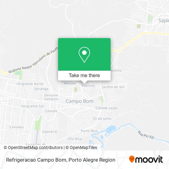 Refrigeracao Campo Bom map
