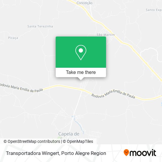 Transportadora Wingert map