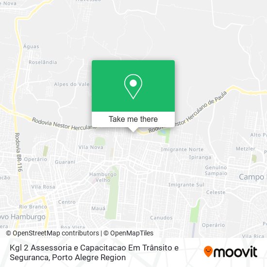 Mapa Kgl 2 Assessoria e Capacitacao Em Trânsito e Seguranca