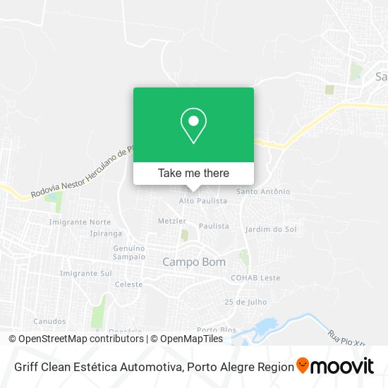 Griff Clean Estética Automotiva map