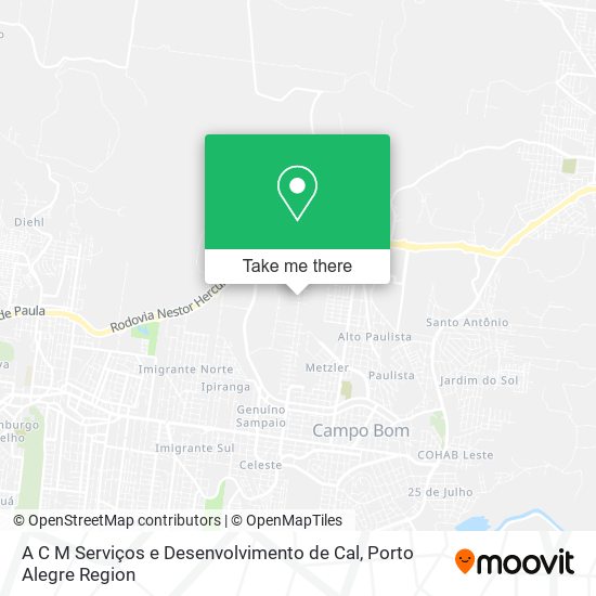 A C M Serviços e Desenvolvimento de Cal map