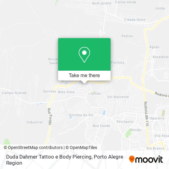 Duda Dahmer Tattoo e Body Piercing map