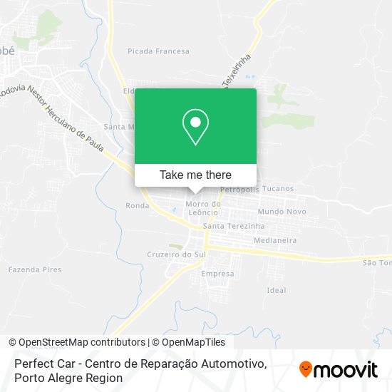 Mapa Perfect Car - Centro de Reparação Automotivo