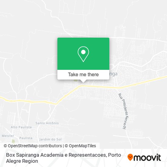Box Sapiranga Academia e Representacoes map