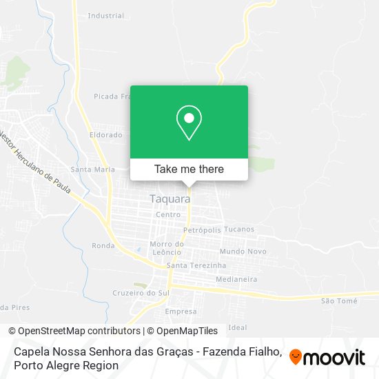 Capela Nossa Senhora das Graças - Fazenda Fialho map