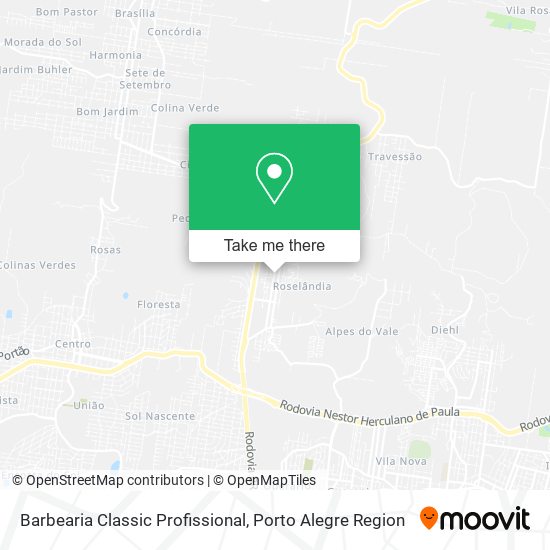 Barbearia Classic Profissional map