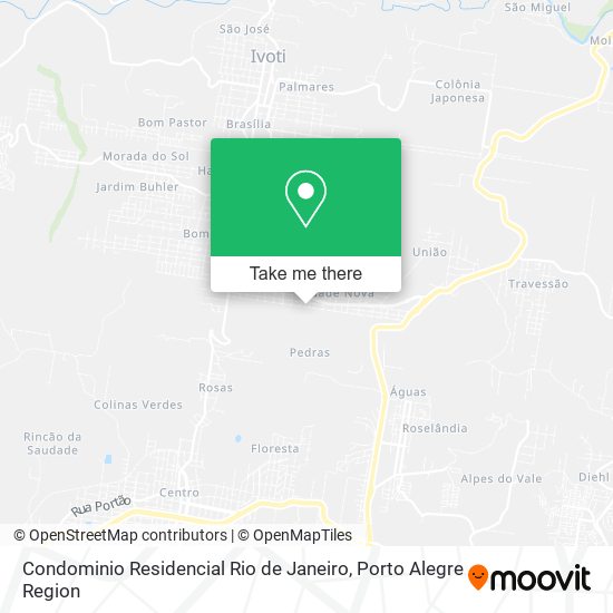 Mapa Condominio Residencial Rio de Janeiro