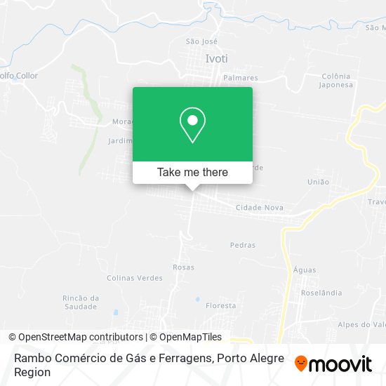 Rambo Comércio de Gás e Ferragens map