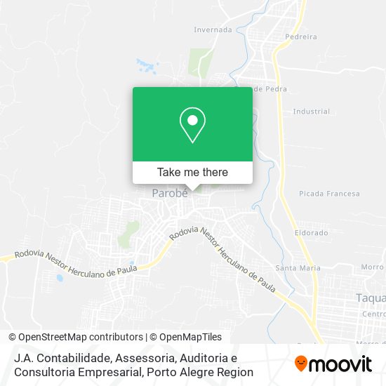 Mapa J.A. Contabilidade, Assessoria, Auditoria e Consultoria Empresarial