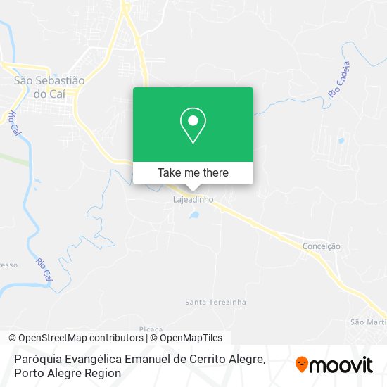 Paróquia Evangélica Emanuel de Cerrito Alegre map