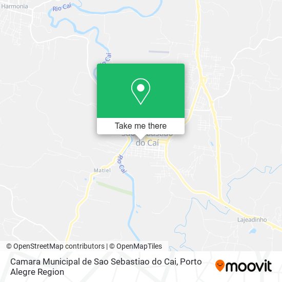 Camara Municipal de Sao Sebastiao do Cai map
