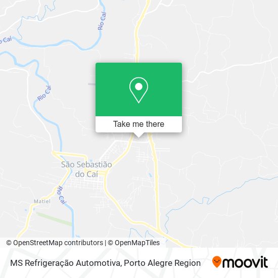 MS Refrigeração Automotiva map